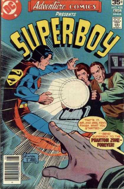 Adventure Comics 458 - Superboy - Fist - Reflector - Phantom Zone Forever - Dc - Joe Staton