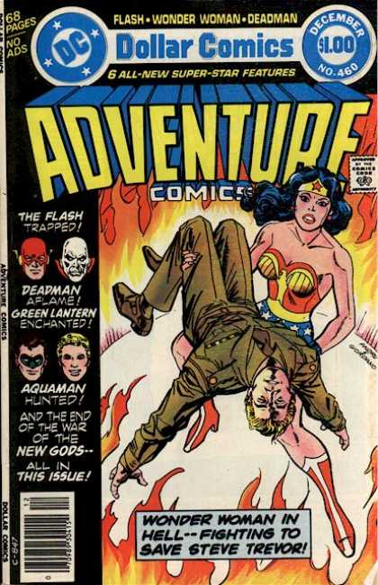 Adventure Comics 460 - Flash - Aquaman - Green Latern - Deadman - Wonder Woman - Dick Giordano, Ross Andru