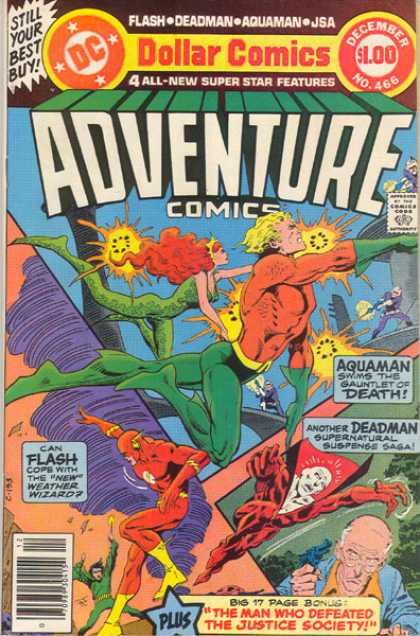 Adventure Comics 466 - Aquaman - Flash - Deadman - Jim Aparo