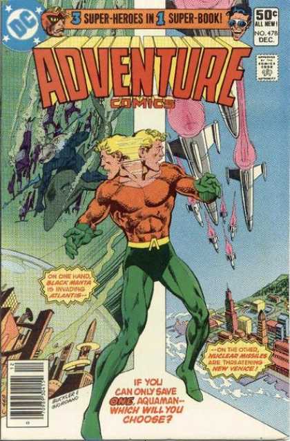 Adventure Comics 478 - Aquaman - Atlantis - Rockets - Dick Giordano, Richard Buckler