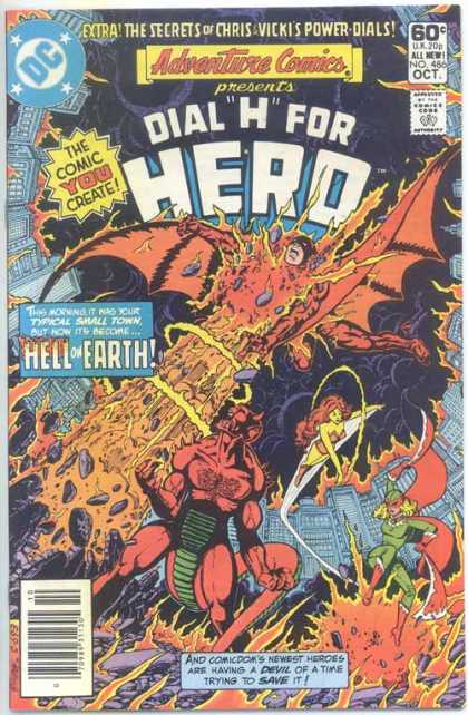 Adventure Comics 486 - Hell - Devil - Hell On Earth - Demon - Earth - George Perez