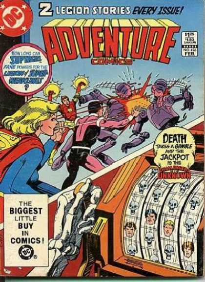 Adventure Comics 496 - Supergirl - Robots - Jackpot
