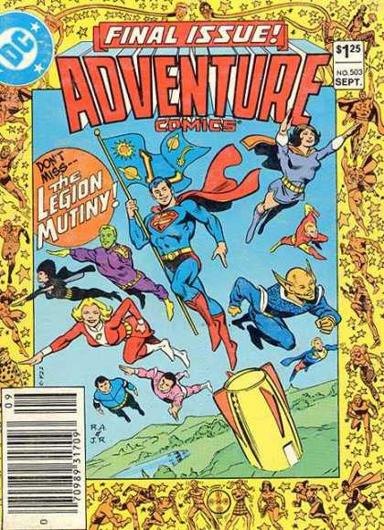 Adventure Comics 503 - Superheroes - Flying - Rocket - Superman - Josef Rubinstein, Ross Andru