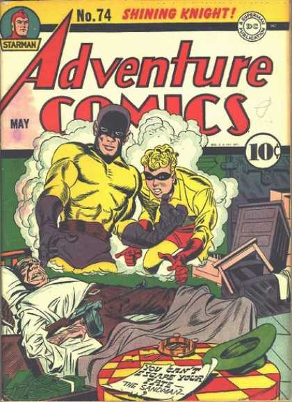 Adventure Comics 74 - Shade - Smoke - Yellow - Body - Head - Jack Kirby, Joe Simon