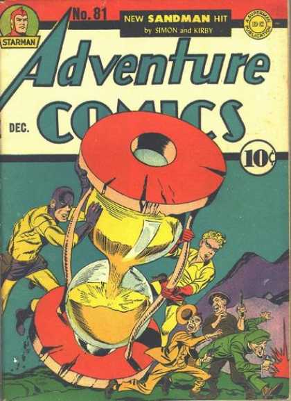 Adventure Comics 81 - Sandman - Hourglass - Hour Glass - Sand - Blonde Hait - Jack Kirby, Joe Simon