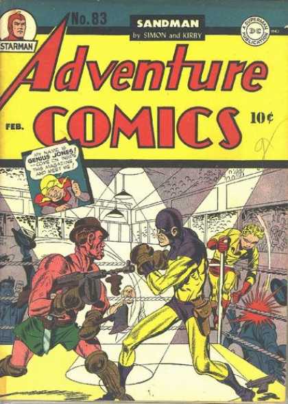 Adventure Comics 83 - Starman - Sandman - Simon - Kirby - No 83 - Jack Kirby, Joe Simon