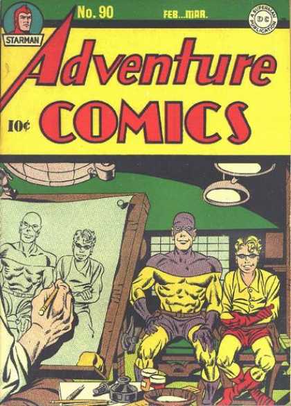 Adventure Comics 90 - Drawing - Starman - Jack Kirby