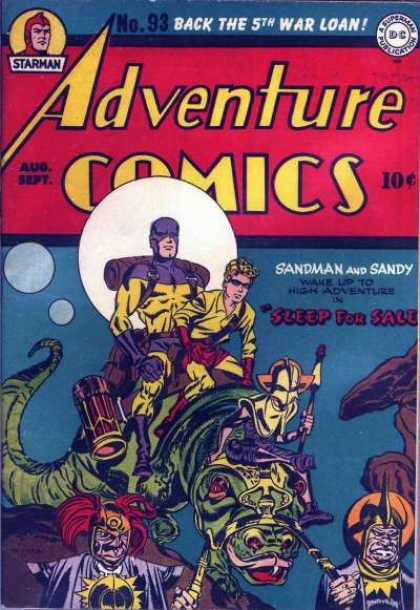 Adventure Comics 93 - Starman - Sandman - Sandy - War Loan - Sleep For Sale - Jack Kirby