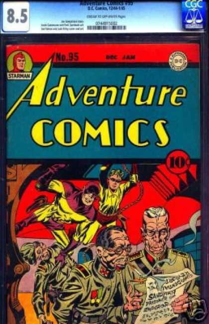 Adventure Comics 95 - Costumes - Superheroes - Soldiers - Letter - Battle - Jack Kirby