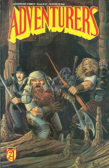 Adventurers 3 1 - Man - Sword - Axe - Armor - Monster