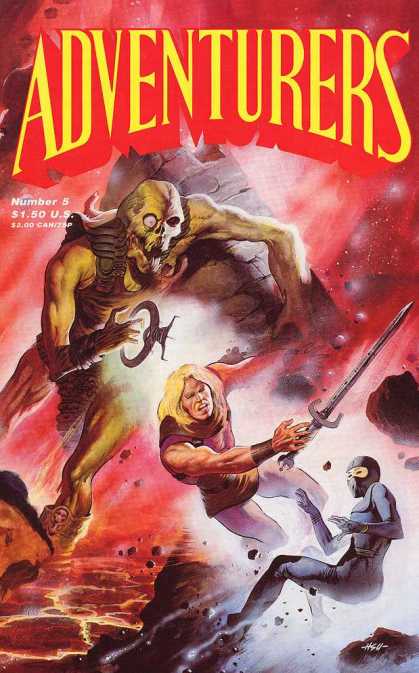 Adventurers 5 - Sword - Skull - Magma - Mask - Monster