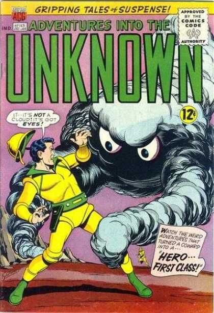 Adventures Into the Unknown 153 - Gripping Tales Of Suspense - Comics Code - Monster - Man - Herofirst Class
