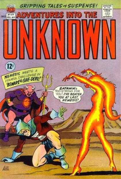 Adventures Into the Unknown 164 - Nemesis - Satania - Gripping Tales Of Suspense - Fearful Challenge - Beware Of The She-devil