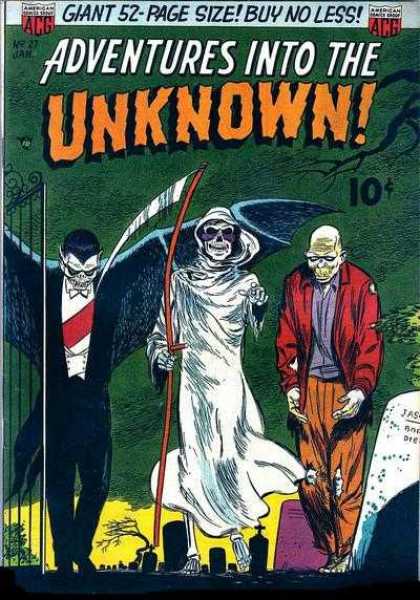 Adventures Into the Unknown 27 - This Better Be Halloween - Three Friends - Party In The Cemetary - Vampire Death Zombie - Oh My - Taking A Walk Into The Unknown