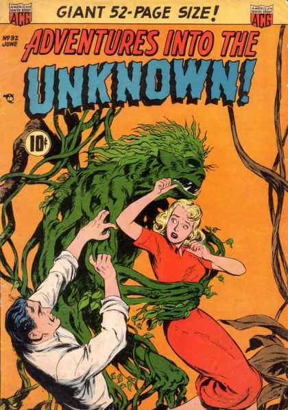 Adventures Into the Unknown 32 - Green Giant - Pretty Girl - Adventure - Rescue - Help
