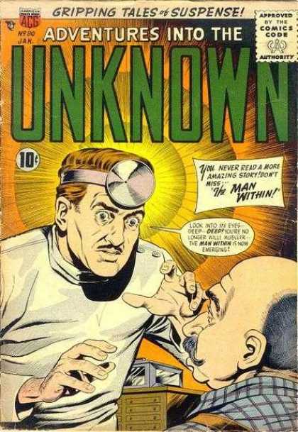 Adventures Into the Unknown 80 - Hypnosis - Doctor Scary - Look Into My Eyes - Unknown Mysteries - Doctor And Patient