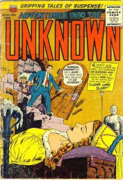 Adventures Into the Unknown 93 - Sleeping - Woman - Knight - Men - Ancient