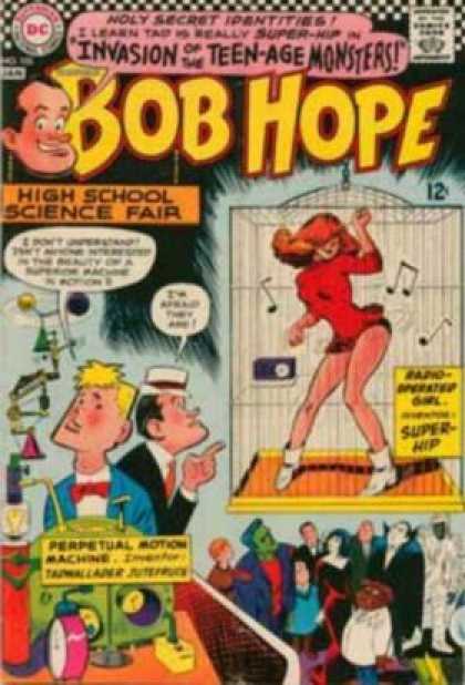 Adventures of Bob Hope 102 - High School Science Fair - Invasion Of The Teen-age Monsters - Perpetual Motion Machine - Noly Secret Identities - Dc