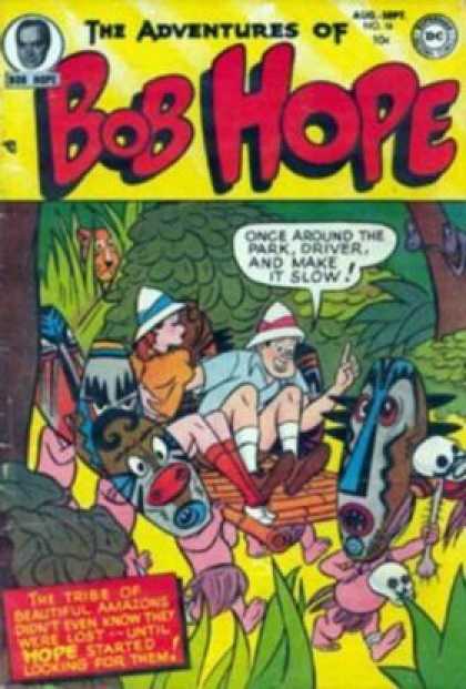 Adventures of Bob Hope 16 - Jungle - Trees - Masks - Natives - Woman