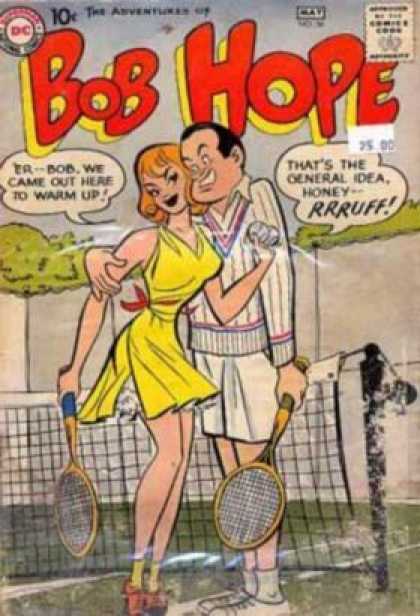 Adventures of Bob Hope 56 - Woman - Dc - 10 Cents - Tennis - May
