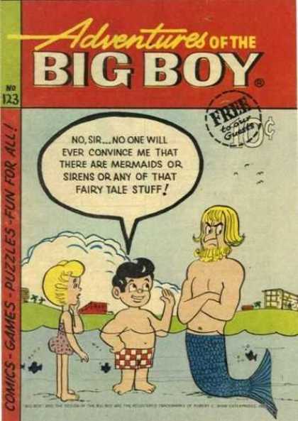 Adventures of the Big Boy 123 - Merman - Swimming - Big Boy - Trunks - Fish