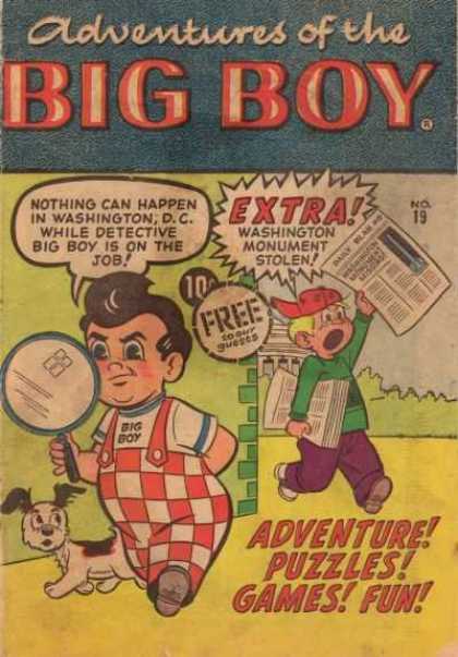Adventures of the Big Boy 19 - Paper - Dog - Puzzles - Games - Fun