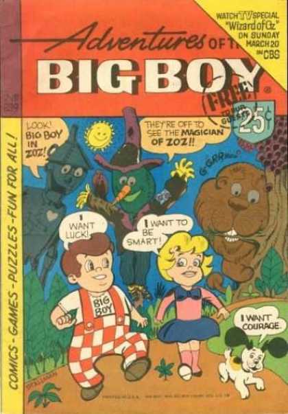 Adventures of the Big Boy 239 - Watch Tv - Wizard Of Oz - Big Boy - Girl - Lion