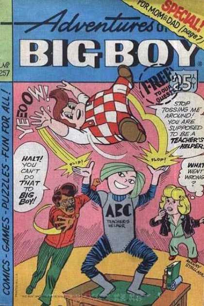 Adventures of the Big Boy 257 - Free To Our Guests - Special - Teachers Helper - Desk - Comics Games Puzzles