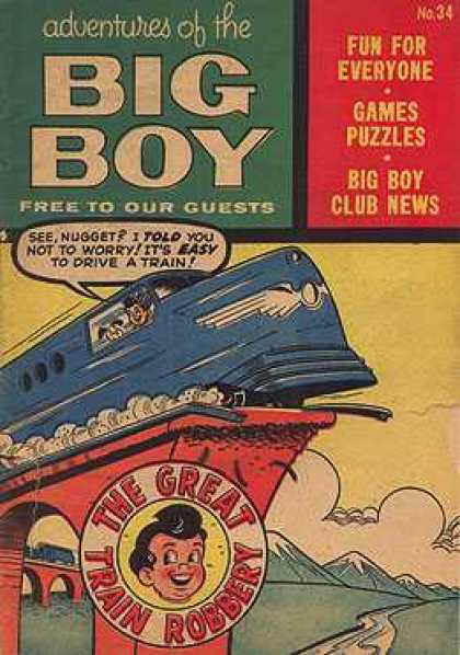 Adventures of the Big Boy 34 - Free - Fun - Games - Puzzles - Club News