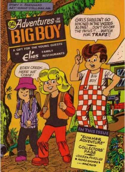 Adventures of the Big Boy 341 - Comic - Elias - Restaurant - Big Boy - Summer Adventure