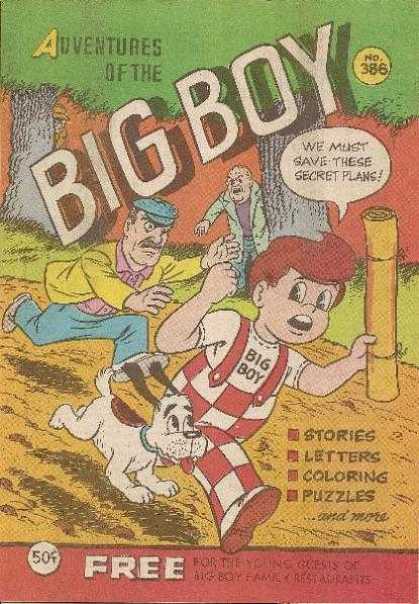 Adventures of the Big Boy 386 - Running - Big Boy - Trees - Dog - Overalls