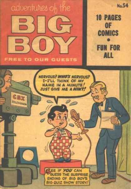Adventures of the Big Boy 54 - Television - Quiz Show - Cbx - Host - Nervous