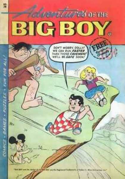 Adventures of the Big Boy 78 - Dog - Bobs Big Boy - Girl - Caveman - Bat