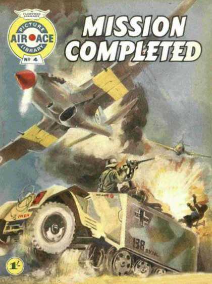 Air Ace Picture Library 4 - Tank - Airplane - Attack - Explosion - Battle