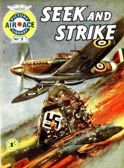 Air Ace Picture Library 7 - Fighter Aircraft - German - Spitfire - British - Swastika