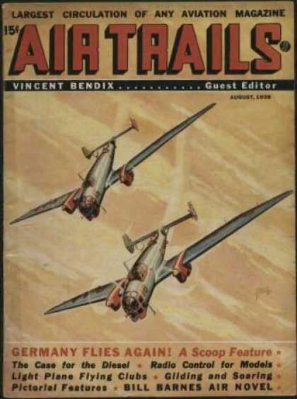 Air Trails - 8/1938