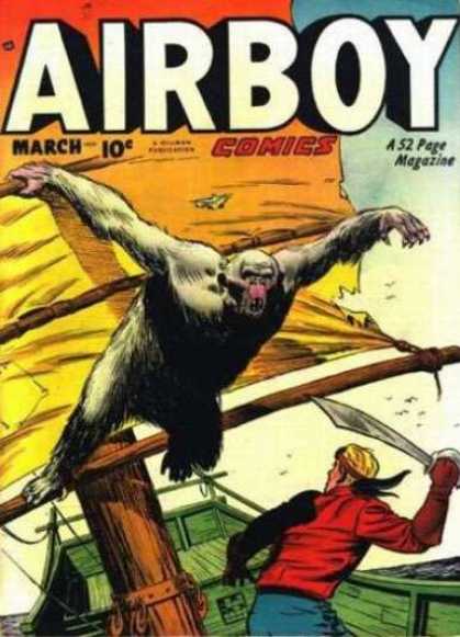 Airboy Comics 82 - A 52 Page Magazine - Sword - Beast - Battle - Ship