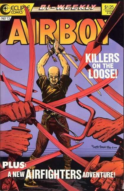 Airboy 13 - Killers - Bi-weekly - Eclipse - Airfighters - Adventure - Timothy Truman