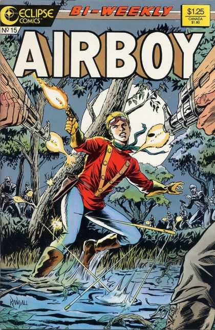 Airboy 15 - Swamp - Attack - Guns - Night - Moon