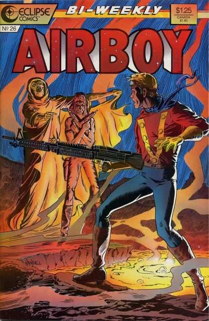Airboy 26 - Eclipse Comics - Airboy - 26 - Cape - Guns