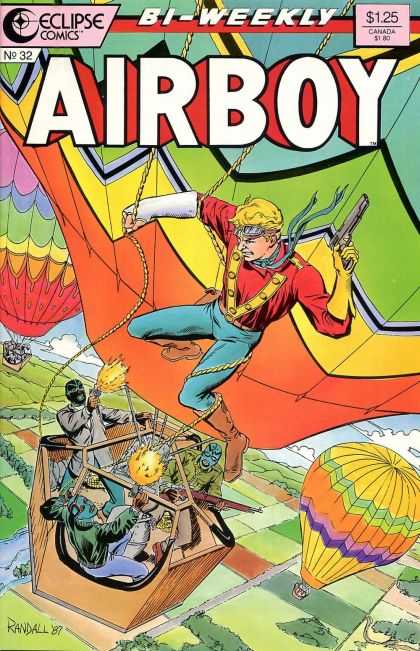 Airboy 32 - Hot Air Balloon - Gun - Goggle - Mask - Fields