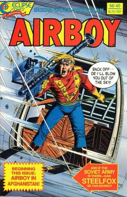 Airboy 40 - Eclipse Comics - Dixon - Woxh - Villagran - Blow You Out Of The Sky