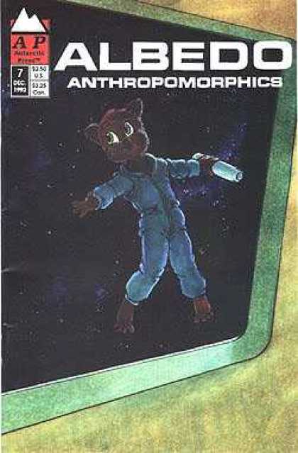 Albedo 7 - Anthropomorphics - Floating - Blue Spacesuit - Bear - Window