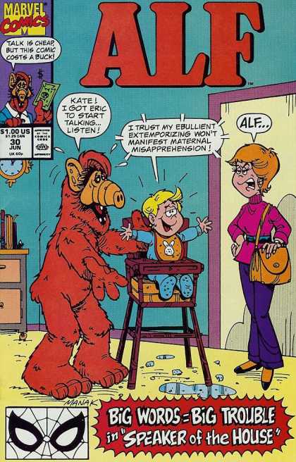 Alf 30 - Marvel Comics - Bag - Chair - Approved By The Comics Code Authority - 30 Jun