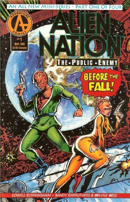Alien Nation: The Public Enemy 1 - An All New Mini Series-part One Of Four - Adventure Comics - Before The Fall - Gun - Lowell Cunningham