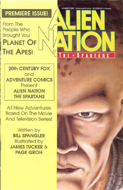 Alien Nation: The Spartans 1 - Premiere Issue - Planet Of The Apes - Bill Spangler - 20th Century Fox - James Tucker