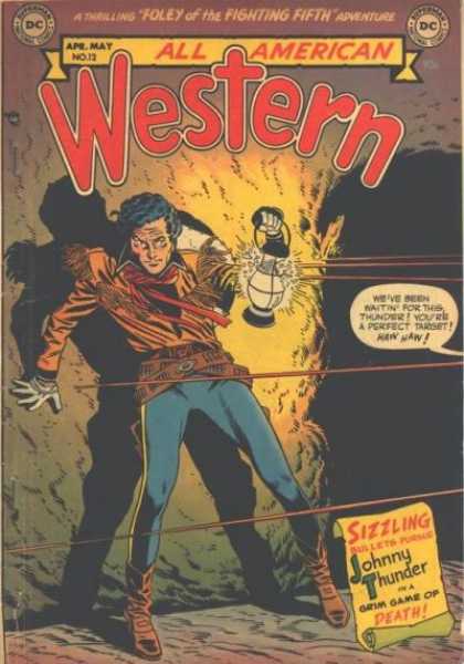 All-American Comics - All American Western - Western - Foley Of The Fighting Fifth - Johnny Thunder - Grim Game Of Death - Dc