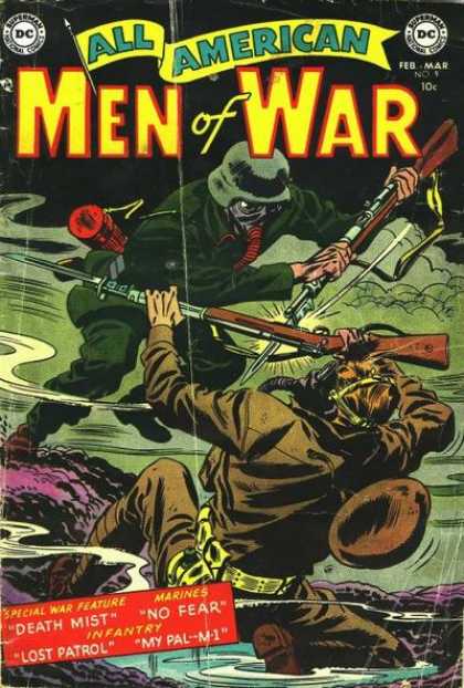 All-American Comics - All American Men of War - Marines - Infantry - Death Mist - Lost Patrol - No Fear