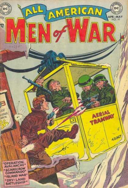 All-American Comics - All American Men of War - Men Of War - Aerial Tramway - Dc Comics - Operation Avalanche - Apr-may