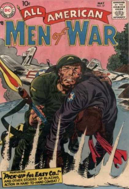 All-American Comics - All American Men of War - War Stories - Dc Comics - Silver Age - Easy Company - Soldiers